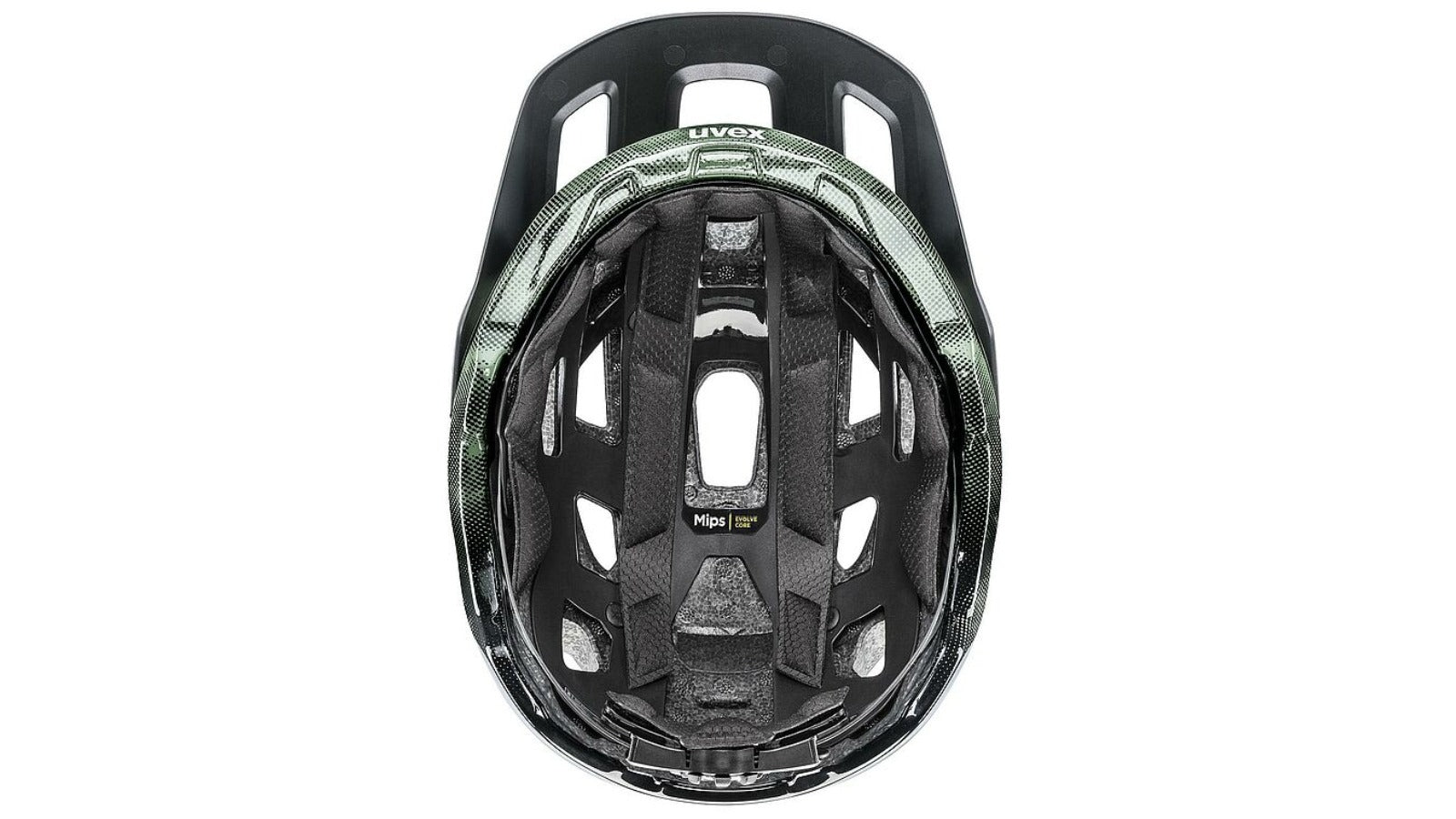 Casque VTT Uvex React MIPS dessous