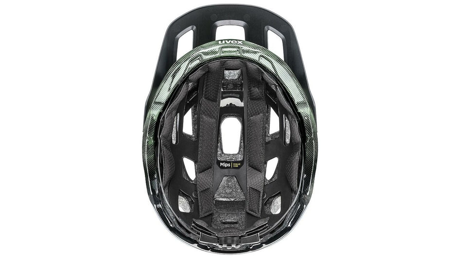 Casque VTT Uvex React MIPS dessous